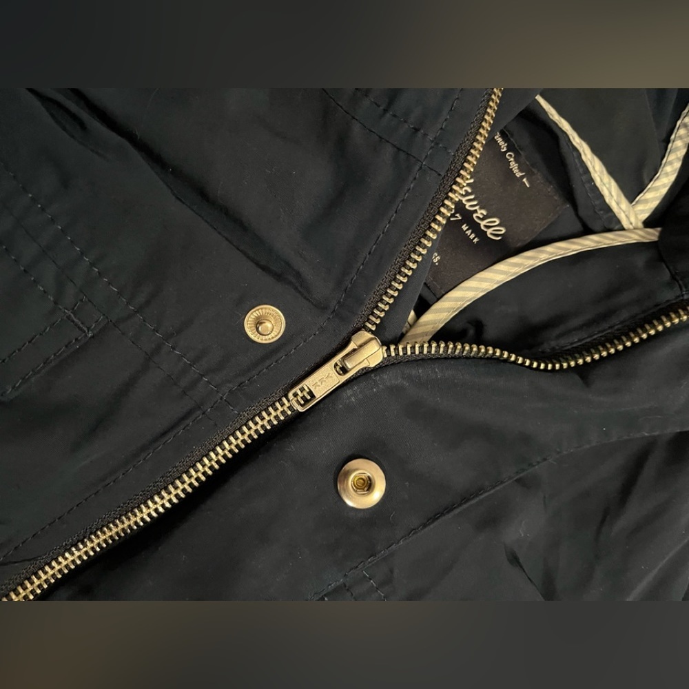 MADEWELL Hooded Trench coat Jacket - Picture 10 of 11
